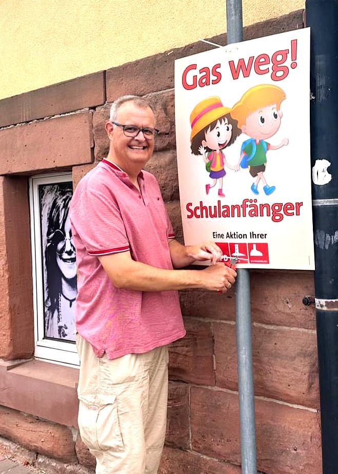 Unser Ortsvereinsvorsitzender Markus Frank in Aktion